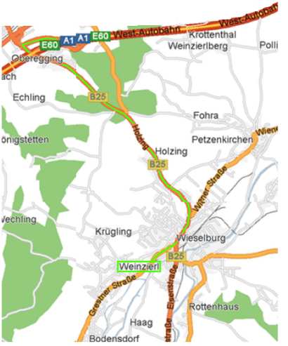Plan von Wieselburg.