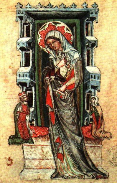 Hedwig von Andechs Titelbild der Hedwig Vit a aus dem 14. Jahrhundert (Schlackenwerther Codex) Der am 26.
