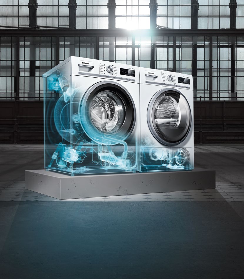 Siemens präsentiert: isensoric. Die neuen iq700 Waschmaschinen und Wäschetrockner mit isensoric.