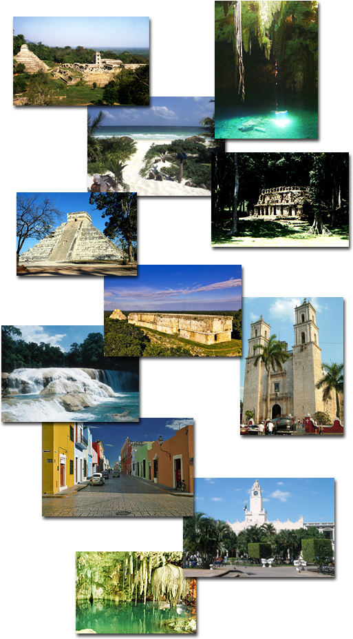 Die Stationen der Reise Cancún Das künstliche Ferienparadies ist nur der Auftakt der Reise. Valladolid Valladolid ist eine der ältesten Kolonialstädte des Landes.