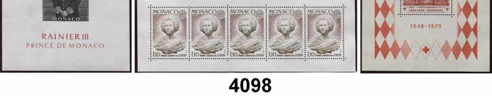 B R I E F M A R K E N - A U S L A N D 15 Luxemburg 4093 Kleiner Posten postfrischer Marken aus der Zeit der 50er bis 80er Jahre.