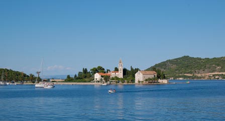 Insel Lastovo Bucht Sveti Mihajlo 1980er Jahre ausländischen Besuchern versperrt.