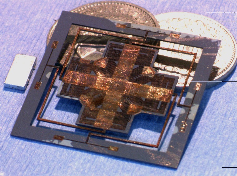 Chip x 40 nm pitch Areal Density 1 Tbits/inch 2 (Single Lever Demo) y z1 z2 z3 Micromechanical x