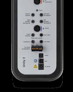 AUDIOMETER-MODUL Audiometer Effiziente Diagnostik. Ideal für Hausbesuche: Die äußerst leichte und kompakte Fitting-Unit eignet sich mit ihrem USB-Anschluss auch ideal für Hausbesuche.