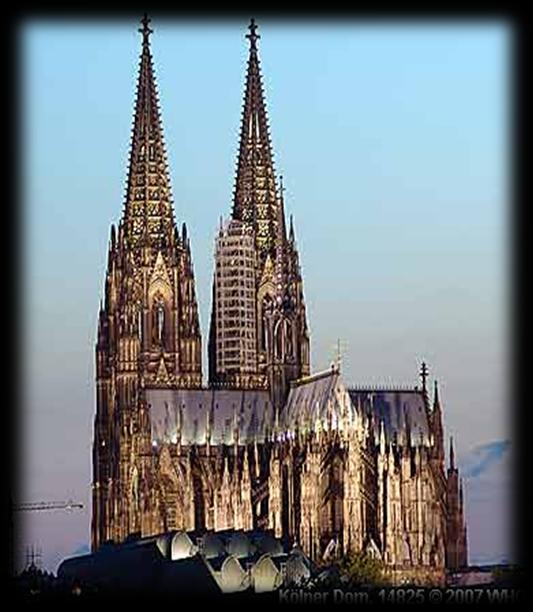 13 5. Köln 1) Kölner Dom Mittelpunkt & Wahrzeichen der Stadt zwei 157 m hohe Türme berühmtestes Architekturdenkmal Deutschlands 632 Jahre bis der