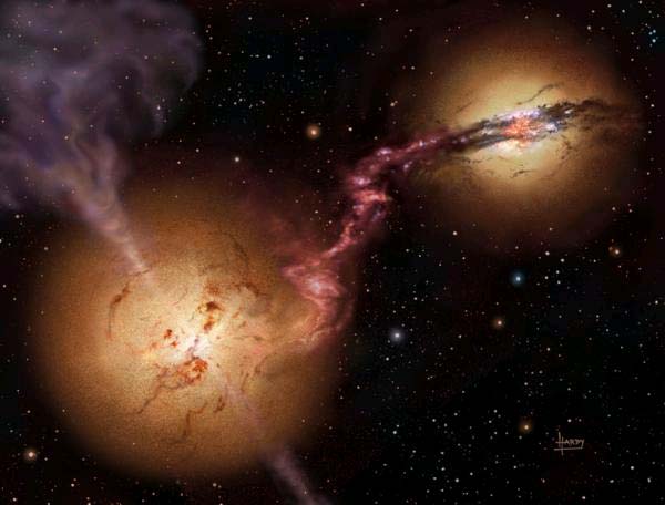 Kollisionen Supermassiver SL im jungen Universum Vor 12 Milliarden Jahren (z=3.