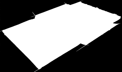 Legen Sie sieben der Bretter () auf einer geraden Fläche so nebeneinander, dass diese miteinander bündig abschließen. Das übrige Brett () können Sie später als Stütze verwenden.