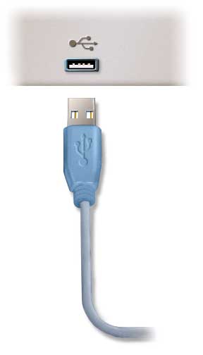 GRAPHIRE-TABLETT INSTALLIEREN USB unterstützt das sogenannte Hot-Plugging, d.h. Sie können das Graphire-Tablett anschließen oder entfernen, ohne den Computer auszuschalten.