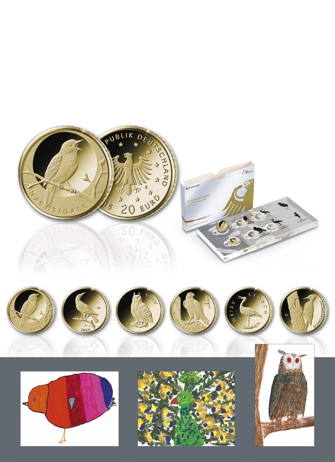 - ANZEIGE - 20-Euro-Sammlermünzenserie (Gold) Heimische Vögel Jetzt sichern: Bestellfrist 11. April bis 20.