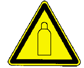 Verwendung von Druckgasflaschen Folgende Maßnahmen sind zu beachten: Druckgasflaschen müssen gegen Umfallen gesichert sein (z.b. anketten).