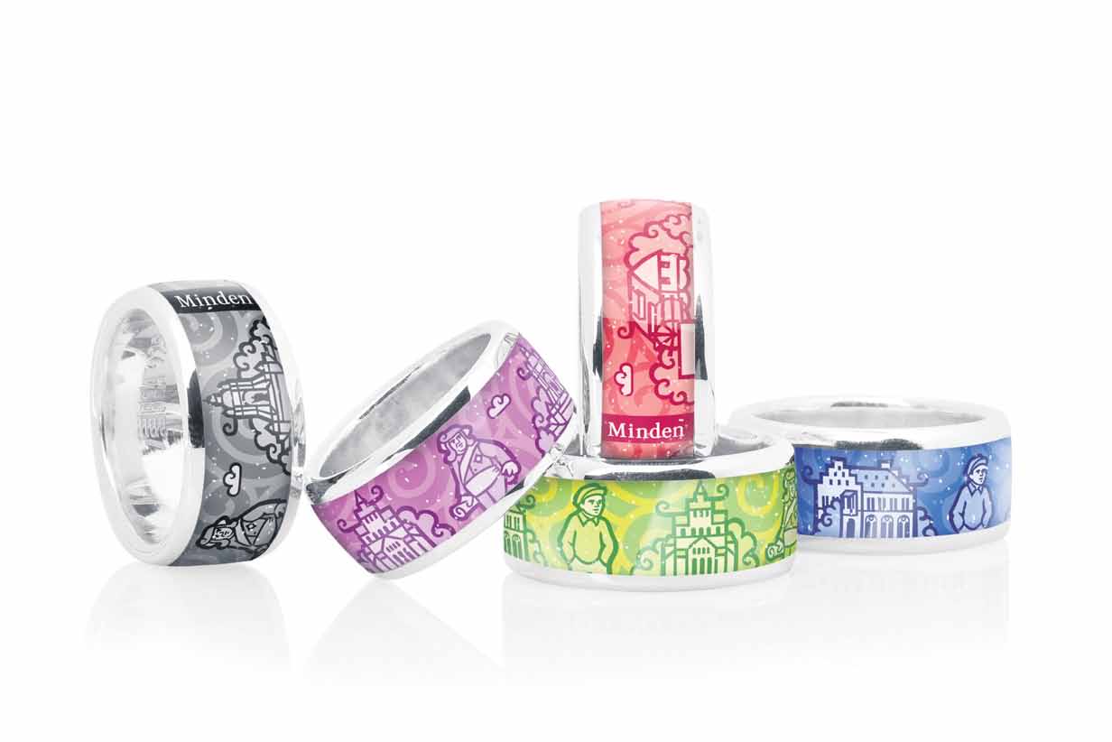 Der Minden-Ring R ng Von uns für Minden! Von uns für Minden! Ringe aus 925er Sterling-Silber und Hightech-Keramik. EUR 129,00 Exklusiv bei uns erhältlich.