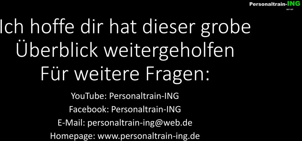 Personaltrain-ING Facebook: Personaltrain-ING