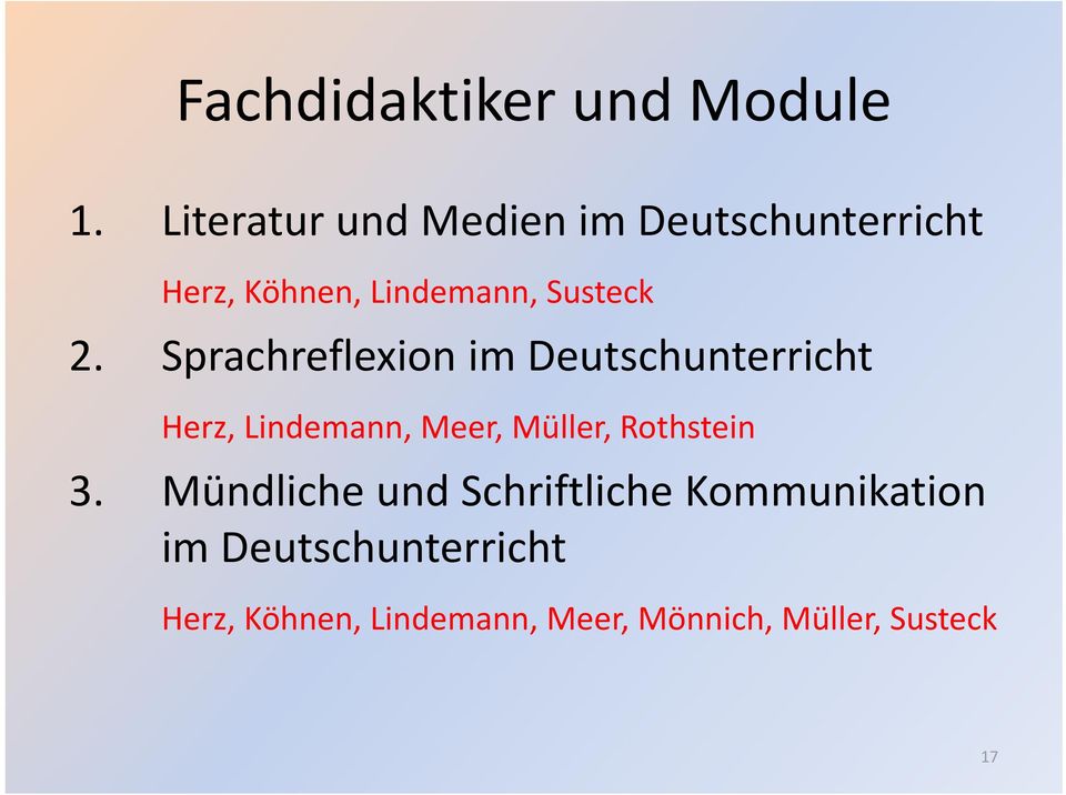 Sprachreflexion im Deutschunterricht Herz, Lindemann, Meer, Müller,