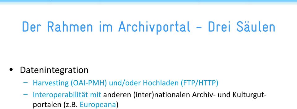 Hochladen (FTP/HTTP) Interoperabilität mit anderen