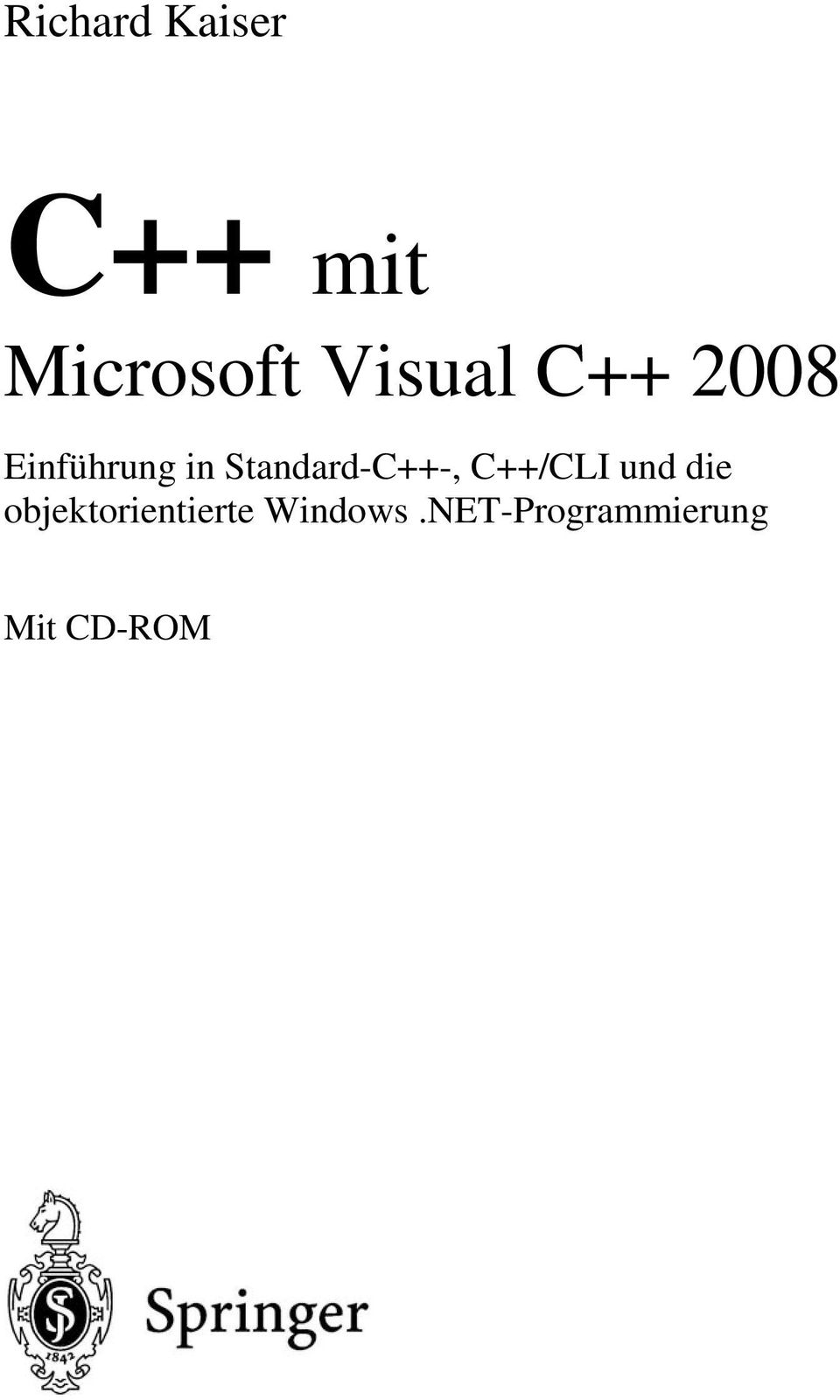 Standard-C++-, C++/CLI und die