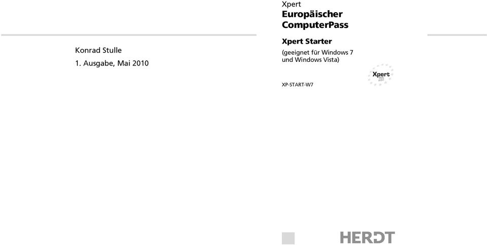 Ausgabe, Mai 2010 Xpert Starter