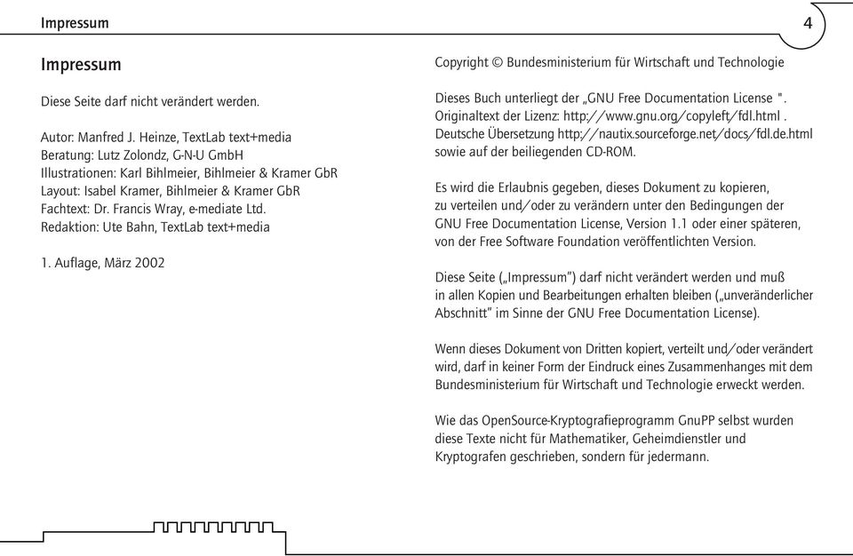Francis Wray, e-mediate Ltd. Redaktion: Ute Bahn, TextLab text+media 1.