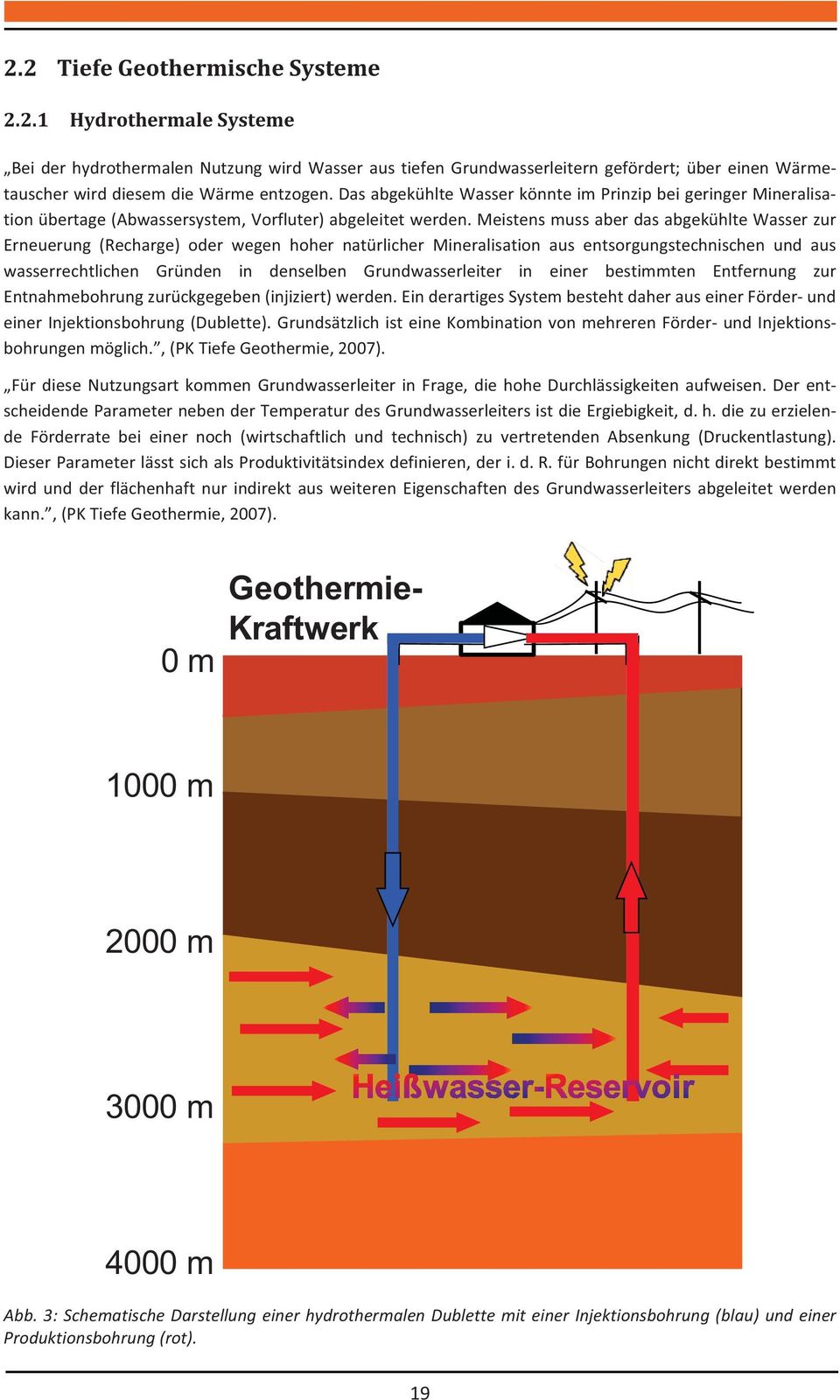 meistensmussaberdasabgekühltewasserzur Erneuerung (Recharge) oder wegen hoher natürlicher Mineralisation aus entsorgungstechnischen und aus wasserrechtlichen Gründen in denselben Grundwasserleiter in