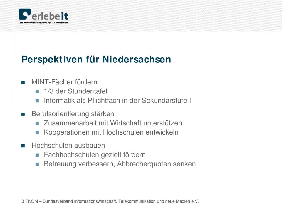 mit Wirtschaft unterstützen Kooperationen mit Hochschulen entwickeln Hochschulen