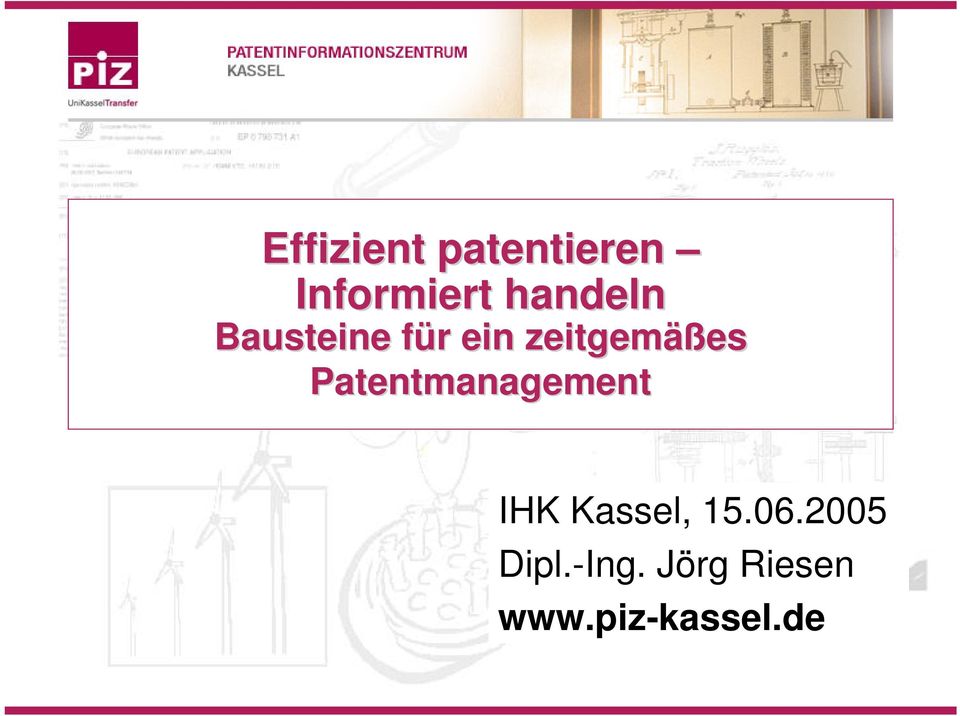 Patentmanagement IHK Kassel, 15.06.