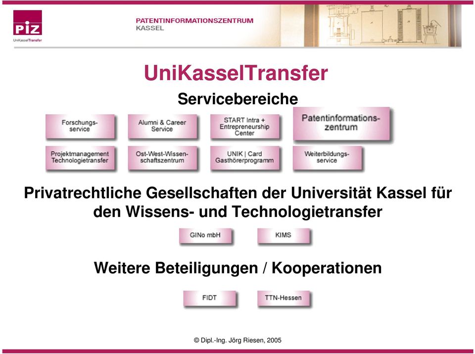 Universität Kassel für den Wissens- und