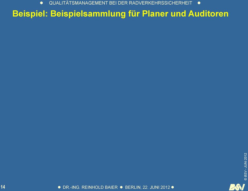 Planer und Auditoren 14