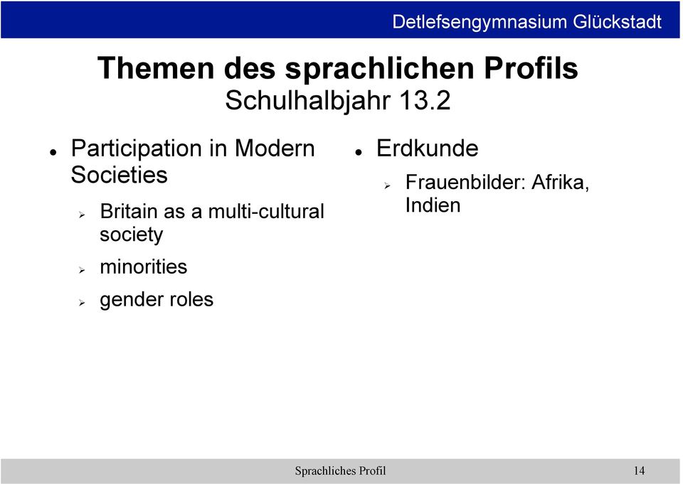 multi-cultural society " minorities " gender roles!