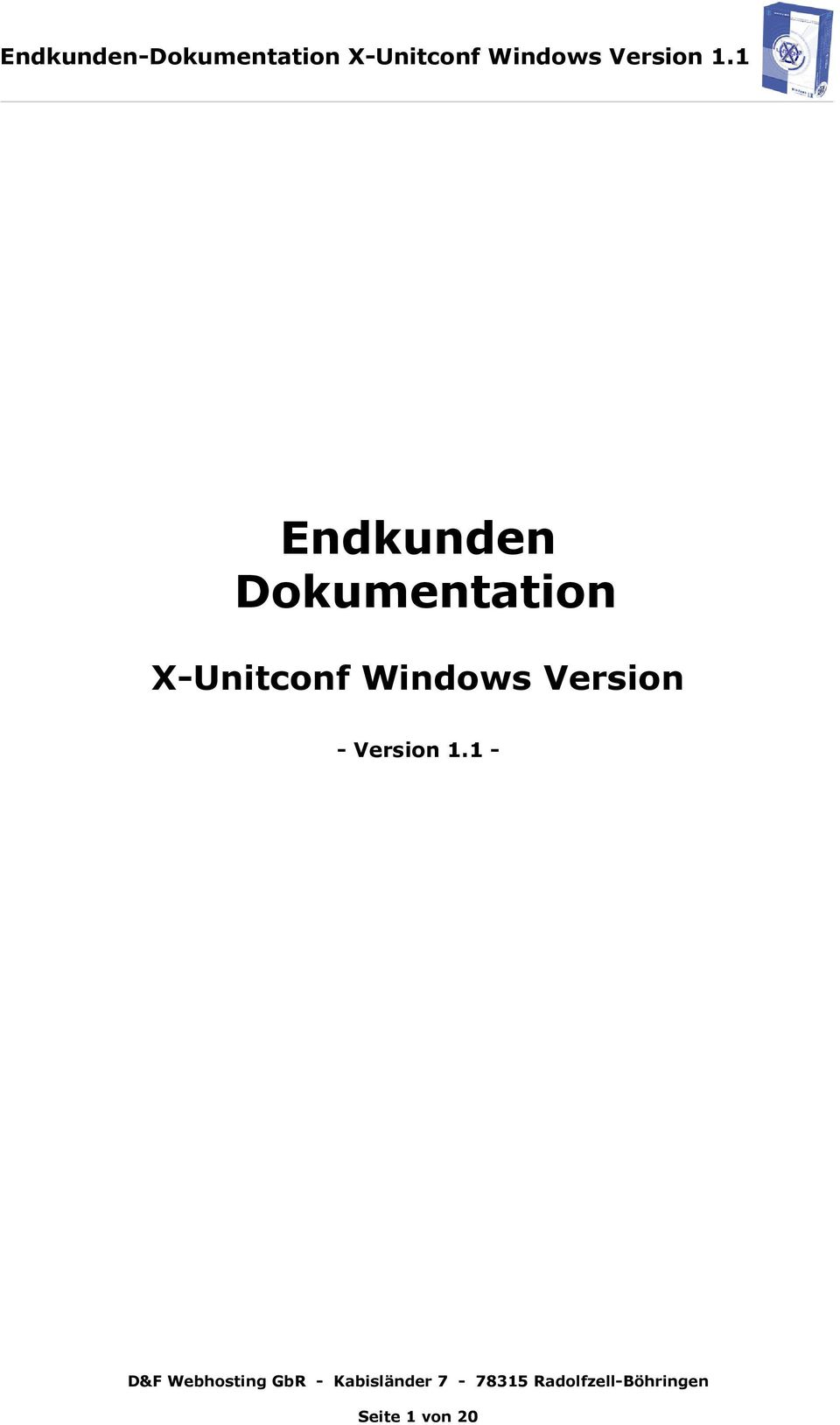 X-Unitconf Windows