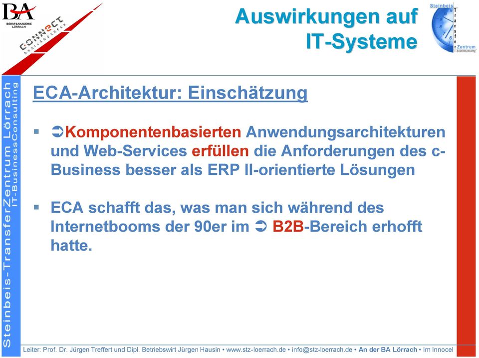 die Anforderungen des c- Business besser als ERP II-orientierte Lösungen