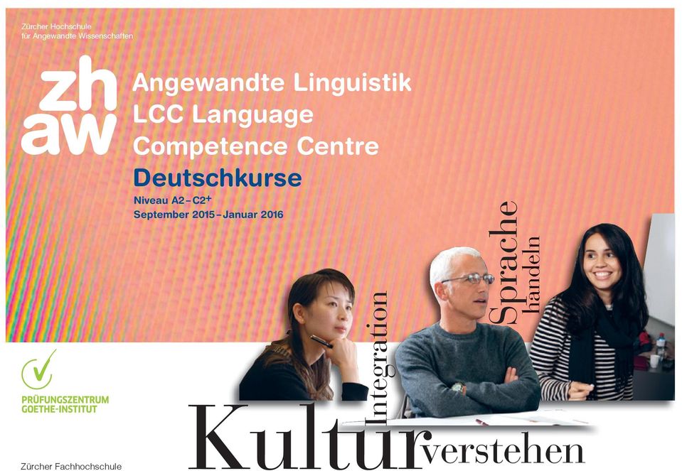 Language Competence Centre Deutschkurse Niveau +