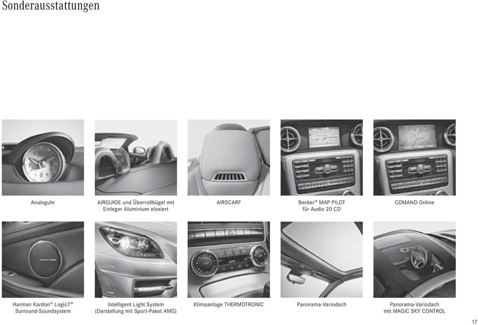 Logic7 Surround-Soundsystem Intelligent Light System (Darstellung mit Sport-Paket