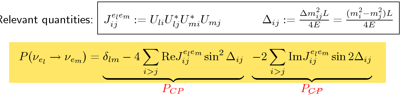 Die Zukunft der Oszillationsphysik 1) Verbesserung der Präzision der führenden 2x2 Oszillationen 2) Nachweis generischer 3-Neutrino-Effekte θ 13, CP-Phase δ, sgn( ( m 2 ) long baseline Experimente