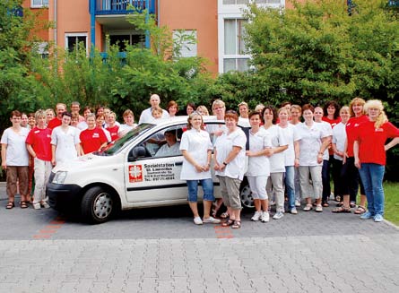 Ambulante Pflege Sozialstation St. Laurentius e.v. Bad Neustadt/S. den Schwestern an die Patienten, ehrenamtliche und hauptamtliche Mitarbeiter verteilt wurden.