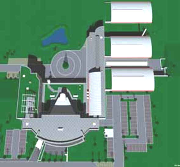 Energiepark Clausthal: Cutec-Institut Energiekonditionierung (Umrichter + Batterie) Neue Halle für BHKWs, Leitstand