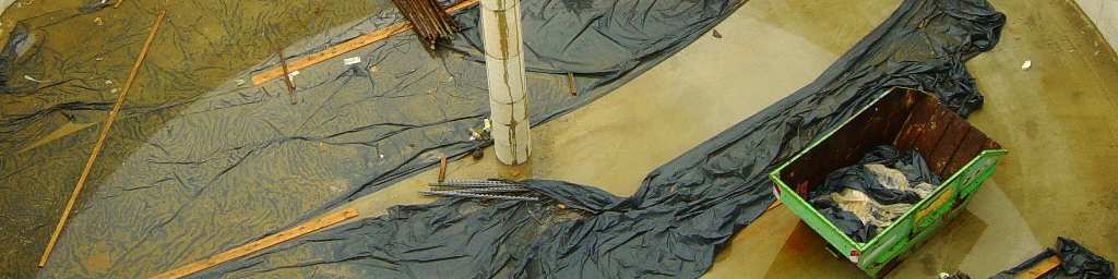 Concrete protection by anti-corrosion lining lining Krieg &