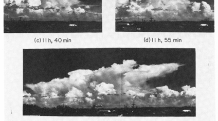 Konvektionswolken Das nächste Bild zeigt verschiedene Entwicklungsstadien von