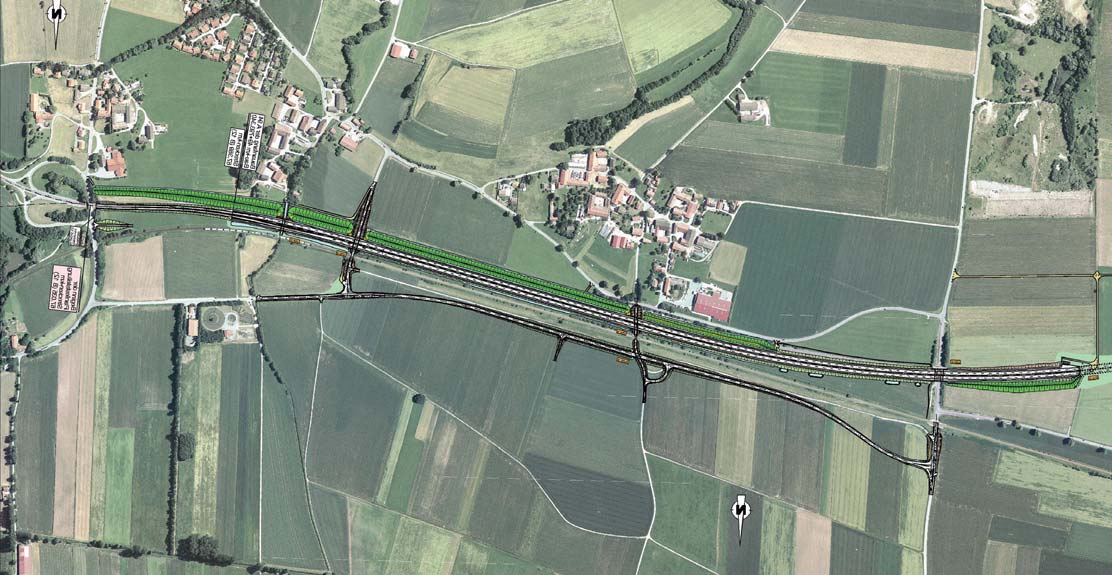 Informationen zum Neubauabschnitt zwischen Heldenstein und Ampfing Beschreibung des Bauabschnitts Der Bauabschnitt Heldenstein - Ampfing hat eine Länge von 4,3 km.