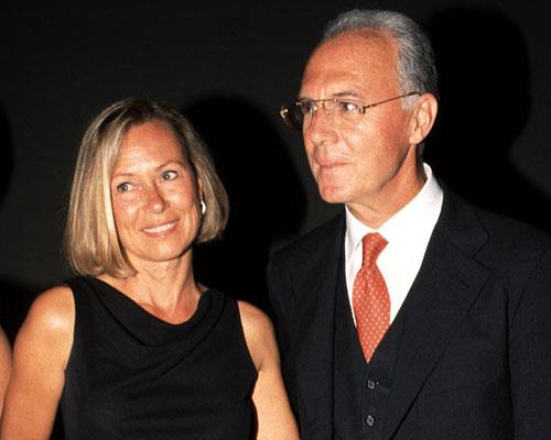 Franz Beckenbauer mit seiner zweiten Ehefrau Sybille 05.