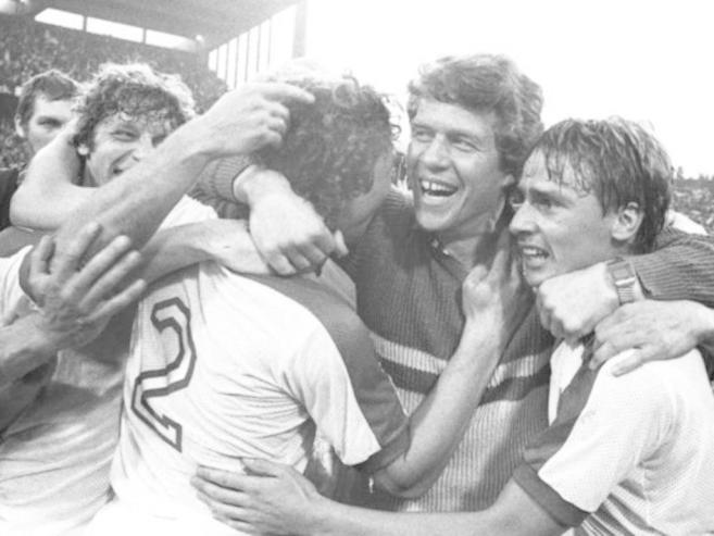 Otto Rehhagel DFB-Pokalsieg 1980 Trainer bei Fortuna