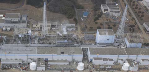 Satellitenbild Fukushima Daiichi, 14.03.