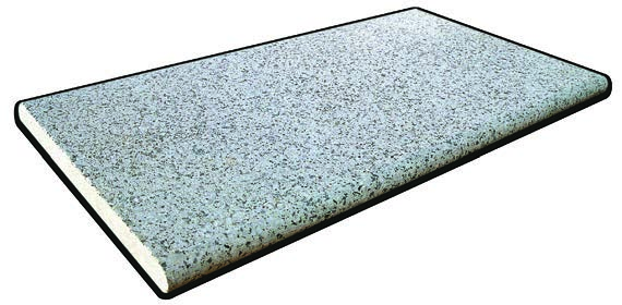naturit platte von HÄUSLER ennstal platte Betonplatte in gestrahlter Oberfläche in 2 neuen attraktiven Format L/B/H: 40x40x3,8 cm Gewicht/Stück: 14 kg Oberflächen naturit Rotenberg ennstal PLATTE