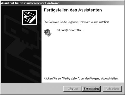 Windows fordert Sie im Hardwareinstallation-Dialog dazu auf, die Windows Logo Meldung mit Installation fortsetzen zu bestätigen.