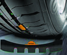 Vollgummireifen Duraforce Utility: Der klassische Off-Road-Reifen fürs raue Gelände. Foto: Bridgestone/Firestone Die Goodyear OTR-Reifen RL-5K gibt es als Full-Track, Half-Track und Smooth-Versionen.