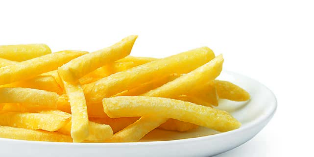 Kartoffeln tiefgekühlt Pommes Frites, Feinschnitt Kartoffeln, Pflanzenöl 7.8 x 7.8 mm 4 x 2.5 kg N 1716.713 Beutel 170 C 4 Min. Super Frites, Feinschnitt Kartoffeln, Pflanzenöl 7.8 x 7.8 mm 4 x 2.5 kg N 1716.709 Beutel 170 C 3 4 Min.