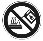 Warnungen Bitte stellen Sie sicher, dass a) der Design-Standkamin nie unbeaufsichtigt betrieben wird, b) sich im Umkreis von mindestens 1 m keine brennbaren Gegenstände befinden.