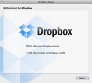 WEITER.. 4 - Dropbox-Symbolleiste Unter den Symbolleisten erscheint neu eine Verknüpfung zur Dropbox. Mit einen Rechtsclick können Sie den Dropbox-Ordner und die Dropbox Website öffnen (oder www.