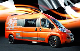 Produkte Showfahrzeuge Turemo bietet seinen Kunden die Verwirklichung individueller Klein- und Sonderserien.