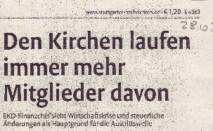 Vorbemerkungen Stuttgarter Zeitung, Nachrichten-Ticker Mittwoch, 14.