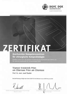 5 Zum spezifischen Qualitätsmanagement gehört natürlich auch die Erfassung der Ergebnisqualität. Dazu wurde die Zusammenarbeit mit dem Tumorregister München intensiviert.