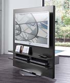 50034 Das drehbare TV-Element passt sich Ihrem Blickwinkel an und bietet viel Platz für Technik und DVDs.